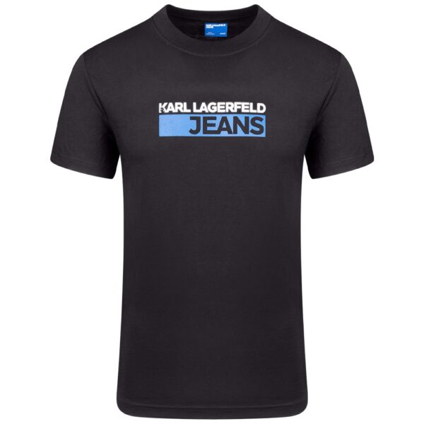 KARL LAGERFELD JEANS KLJ SLIM LOGO TEE A2M17074 | BLACK
