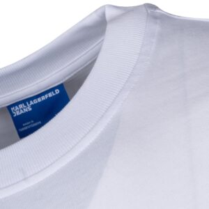 KARL LAGERFELD JEANS KLJ SLIM LOGO TEE A2M17074 | WHITE