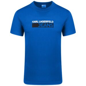KARL LAGERFELD JEANS KLJ SLIM LOGO TEE A2M17074 | ROYAL BLUE