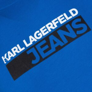 KARL LAGERFELD JEANS KLJ SLIM LOGO TEE A2M17074 | ROYAL BLUE