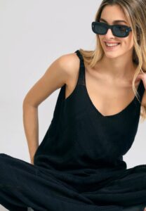FUNKY BUDDHA ΓΥΝΑΙΚΕΊΟ ΠΛΕΚΤΌ ΑΜΆΝΙΜΟ | BLACK