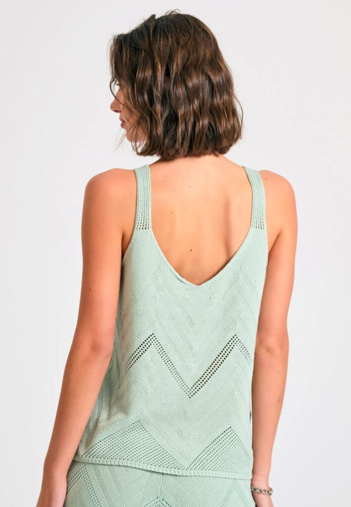 FUNKY BUDDHA ΓΥΝΑΙΚΕΊΟ ΠΛΕΚΤΌ ΑΜΆΝΙΜΟ | LIGHT GREEN