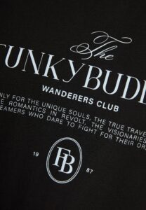 FUNKY BUDDHA ΓΥΝΑΙΚΕΊΑ ΜΠΛΟΎΖΑ ΚΟΝΤΌ ΜΑΝΊΚΙ ΜΕ ΤΎΠΩΜΑ | BLACK