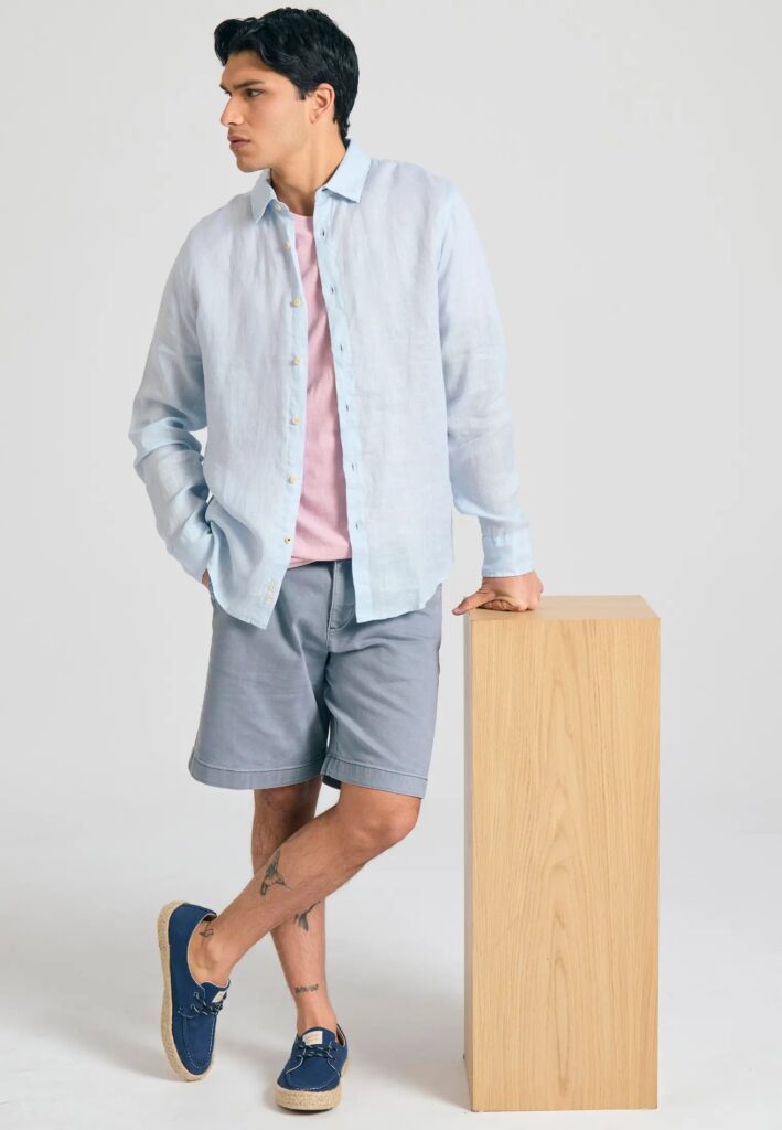FUNKY BUDDHA ΑΝΔΡΙΚΌ ΠΟΥΚΆΜΙΣΟ BASIC | LIGHT BLUE