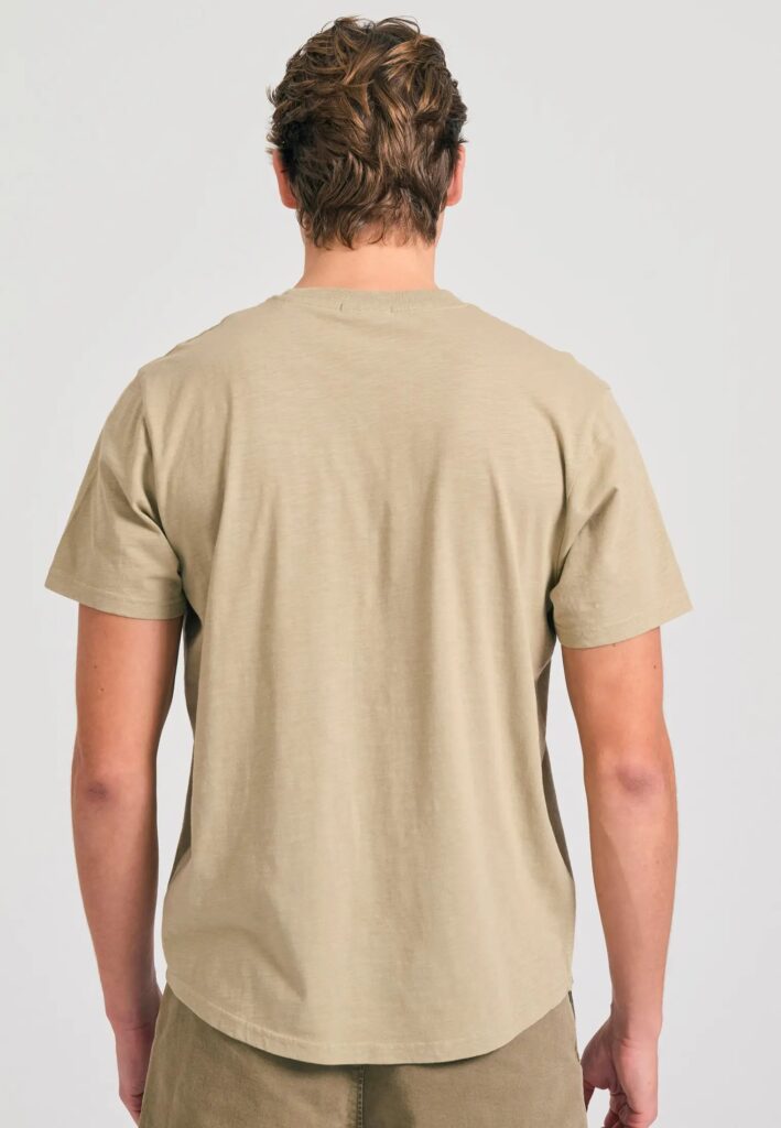 FUNKY BUDDHA ΑΝΔΡΙΚΉ ΜΠΛΟΎΖΑ ΚΟΝΤΌ ΜΑΝΊΚΙ BASIC | LIGHT GREY
