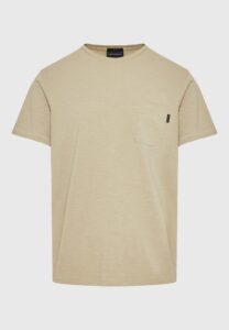 FUNKY BUDDHA ΑΝΔΡΙΚΉ ΜΠΛΟΎΖΑ ΚΟΝΤΌ ΜΑΝΊΚΙ BASIC | LIGHT GREY