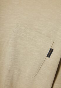 FUNKY BUDDHA ΑΝΔΡΙΚΉ ΜΠΛΟΎΖΑ ΚΟΝΤΌ ΜΑΝΊΚΙ BASIC | LIGHT GREY