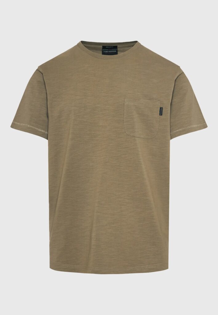 FUNKY BUDDHA ΑΝΔΡΙΚΉ ΜΠΛΟΎΖΑ ΚΟΝΤΌ ΜΑΝΊΚΙ BASIC | GREEN