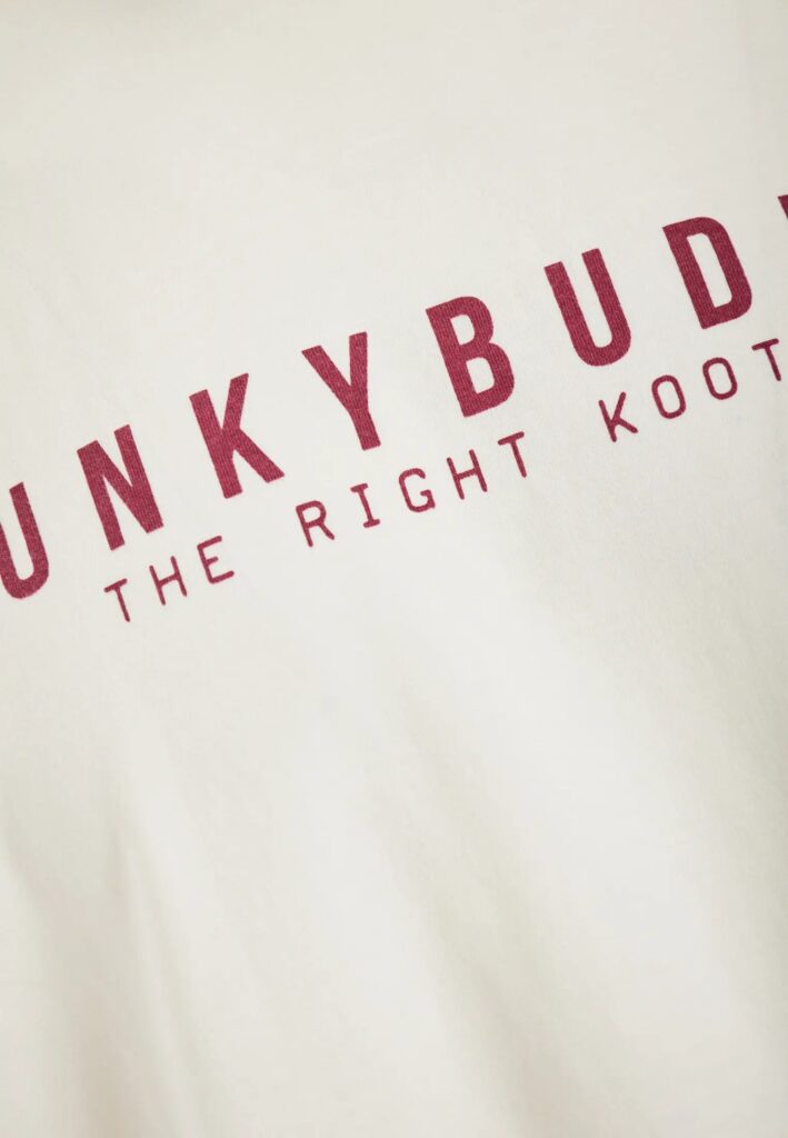 FUNKY BUDDHA ΑΝΔΡΙΚΉ ΜΠΛΟΎΖΑ ΚΟΝΤΌ ΜΑΝΊΚΙ ΜΕ ΤΎΠΩΜΑ | OFF WHITE
