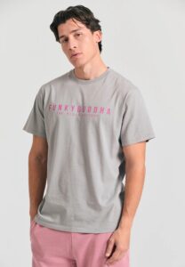 FUNKY BUDDHA ΑΝΔΡΙΚΉ ΜΠΛΟΎΖΑ ΚΟΝΤΌ ΜΑΝΊΚΙ ΜΕ ΤΎΠΩΜΑ | ELEPHANT