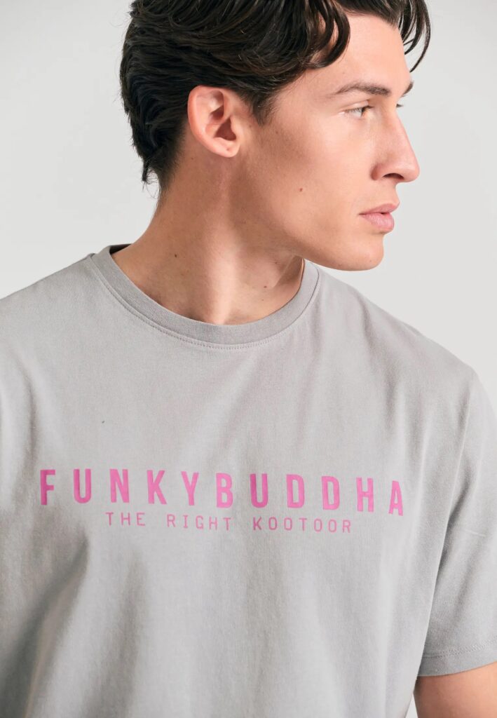 FUNKY BUDDHA ΑΝΔΡΙΚΉ ΜΠΛΟΎΖΑ ΚΟΝΤΌ ΜΑΝΊΚΙ ΜΕ ΤΎΠΩΜΑ | ELEPHANT