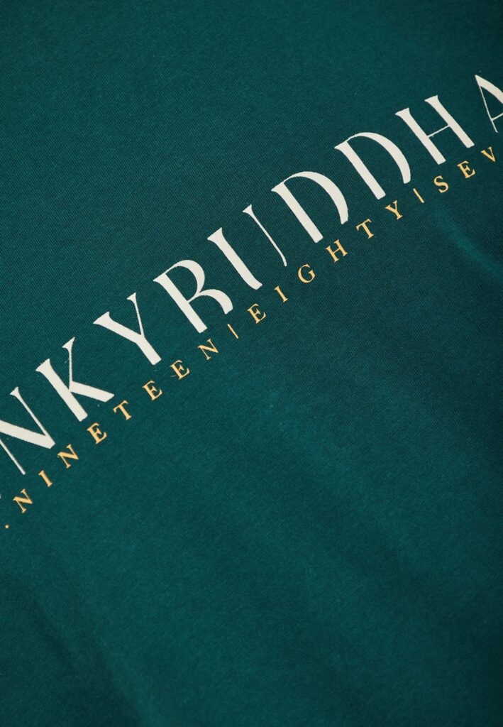 FUNKY BUDDHA ΑΝΔΡΙΚΉ ΜΠΛΟΎΖΑ ΚΟΝΤΌ ΜΕ ΤΎΠΩΜΑ | PETROL