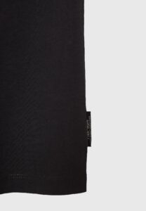 FUNKY BUDDHA ΑΝΔΡΙΚΉ ΜΠΛΟΎΖΑ ΚΟΝΤΌ ΜΑΝΊΚΙ ΜΕ ΤΎΠΩΜΑ | ANTHRACITE