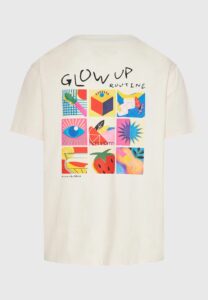 FUNKY BUDDHA ΑΝΔΡΙΚΉ ΜΠΛΟΎΖΑ ΚΟΝΤΌ ΜΑΝΊΚΙ ΜΕ ΤΎΠΩΜΑ | OFF WHITE