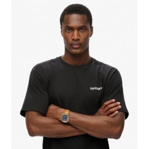 SUPERDRY CHN TECH RELAXED TEE ΜΠΛΟΥΖΑ ΑΝΔΡΙΚΟ | BLACK