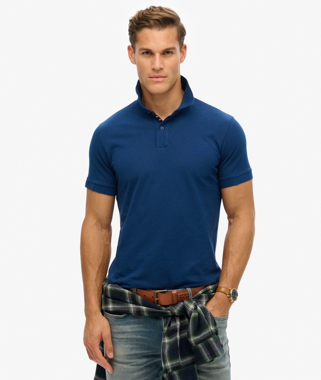 SUPERDRY D1 STUD CITY PIQUE POLO ΜΠΛΟΥΖΑ ΑΝΔΡΙΚΟ | RAF