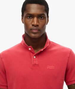 SUPERDRY D2 OVIN VINT DESTROY POLO ΜΠΛΟΥΖΑ ΑΝΔΡΙΚΟ | BORDEAUX