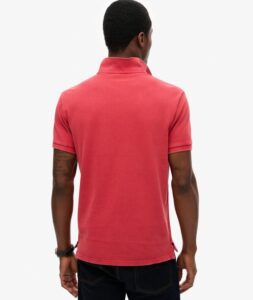SUPERDRY D2 OVIN VINT DESTROY POLO ΜΠΛΟΥΖΑ ΑΝΔΡΙΚΟ | BORDEAUX