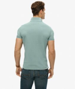 SUPERDRY D2 OVIN VINT DESTROY POLO ΜΠΛΟΥΖΑ ΑΝΔΡΙΚΟ | AQUA