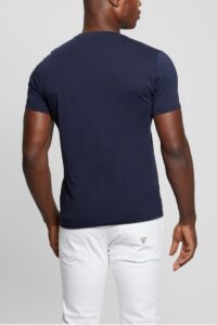 GUESS SS GUESS EMB PIMA CREW ΜΠΛΟΥΖΑ ΑΝΔΡΙΚΟ | BLUE