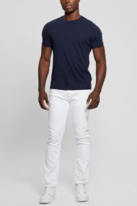 GUESS SS GUESS EMB PIMA CREW ΜΠΛΟΥΖΑ ΑΝΔΡΙΚΟ | BLUE