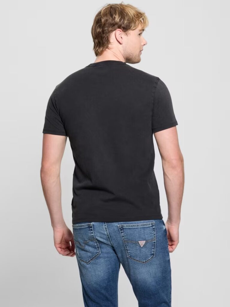 GUESS SS BSC GUESS TRADITION TEE ΜΠΛΟΥΖΑ ΑΝΔΡΙΚΟ | BLACK