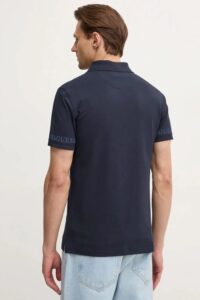 GUESS NOLAN SS POLO ΜΠΛΟΥΖΑ ΑΝΔΡΙΚΟ | BLUE