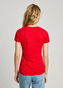 PEPE JEANS DROP 0 NEW VIRGINIA SS N ΜΠΛΟΥΖΑ ΓΥΝΑΙΚΕΙΟ | RED