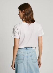 PEPE JEANS DROP 2 MACY V-NECK ΜΠΛΟΥΖΑ ΓΥΝΑΙΚΕΙΟ | WHITE
