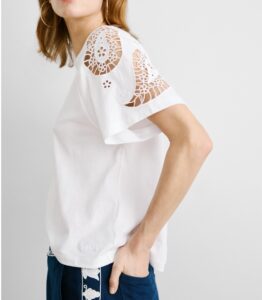 PEPE JEANS DROP 3A VERONICA ΜΠΛΟΥΖΑ ΓΥΝΑΙΚΕΙΟ | WHITE
