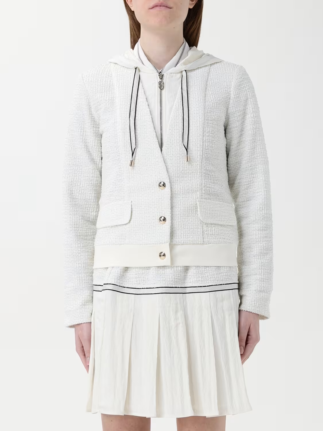 SPORT_TA5J19_GIACCA JERSEY ΣΑΚΑΚΙ ΓΥΝΑΙΚΕΙΟ | OFF WHITE