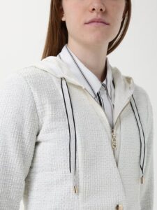 SPORT_TA5J19_GIACCA JERSEY ΣΑΚΑΚΙ ΓΥΝΑΙΚΕΙΟ | OFF WHITE
