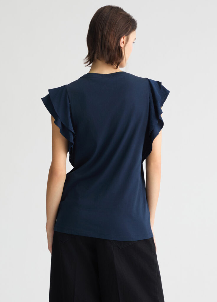 SPORT_TA5J29_T-SHIRT MODA M/C ΜΠΛΟΥΖΑ ΓΥΝΑΙΚΕΙΟ | BLUE