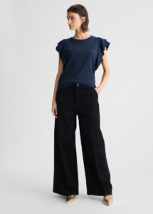 SPORT_TA5J29_T-SHIRT MODA M/C ΜΠΛΟΥΖΑ ΓΥΝΑΙΚΕΙΟ | BLUE