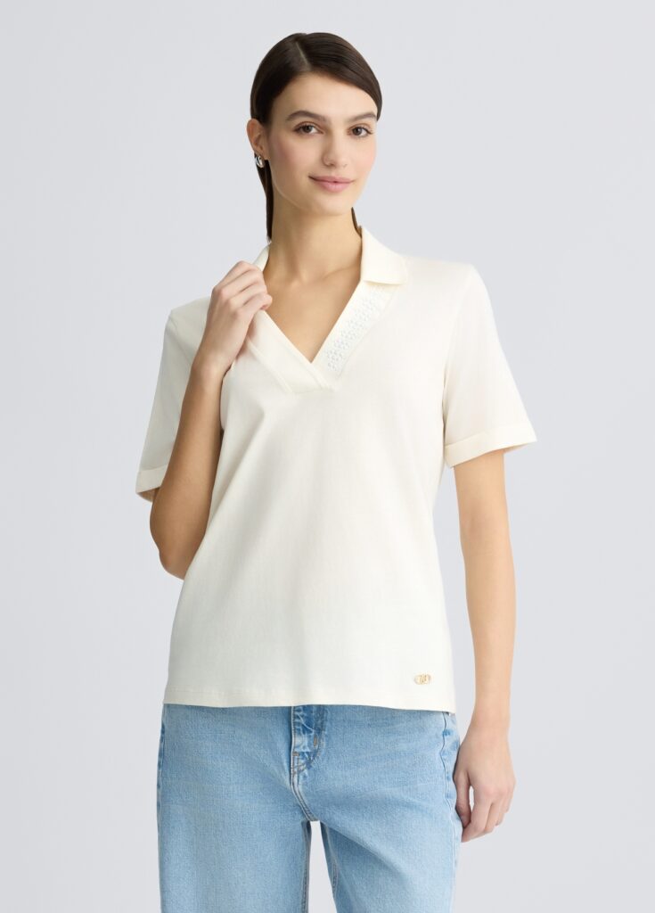 SPORT_TA5J13_T-SHIRT MODA M/C ΜΠΛΟΥΖΑ ΓΥΝΑΙΚΕΙΟ | OFF WHITE
