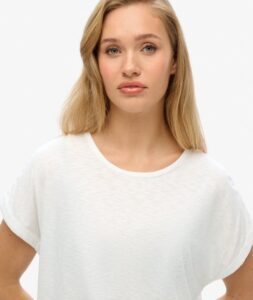 SUPERDRY D2 STUD STUDIOS LOOSE TEE ΜΠΛΟΥΖΑ ΓΥΝΑΙΚΕΙΟ | WHITE