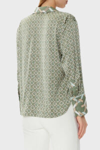GUESS LS ALEXANDRA SHIRT W4YH47WF1T2 | KHAKI