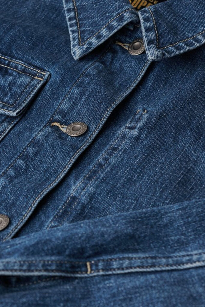 SUPERDRY DENIM CHORE JACKET ΜΠΟΥΦΑΝ ΓΥΝΑΙΚΕΙΟ | BLUE