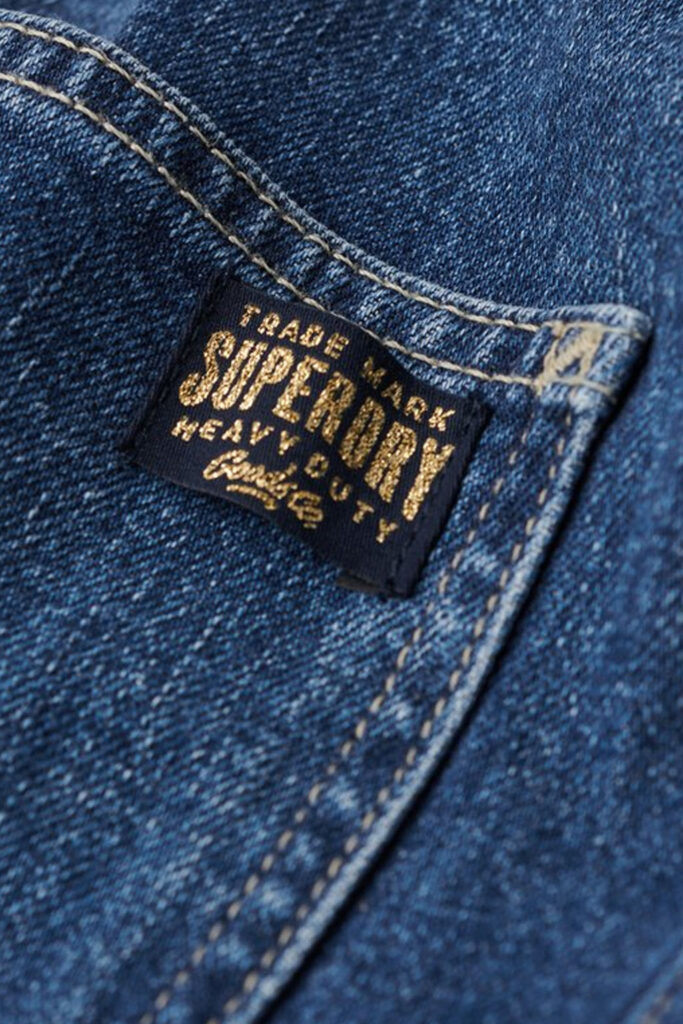 SUPERDRY DENIM CHORE JACKET ΜΠΟΥΦΑΝ ΓΥΝΑΙΚΕΙΟ | BLUE