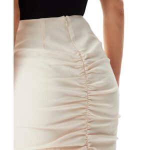 GUESS JAYLA MIDI SKIRT W5GD93WGMR2 | OFF WHITE