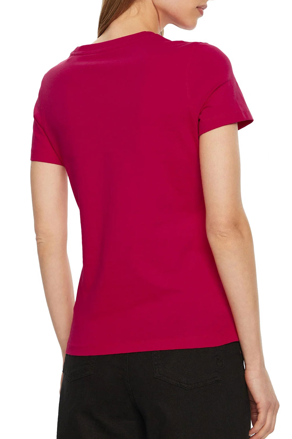 GUESS SS CN TRIANGLE LOVE TEE W5RI10I3Z14 | FUCHSIA