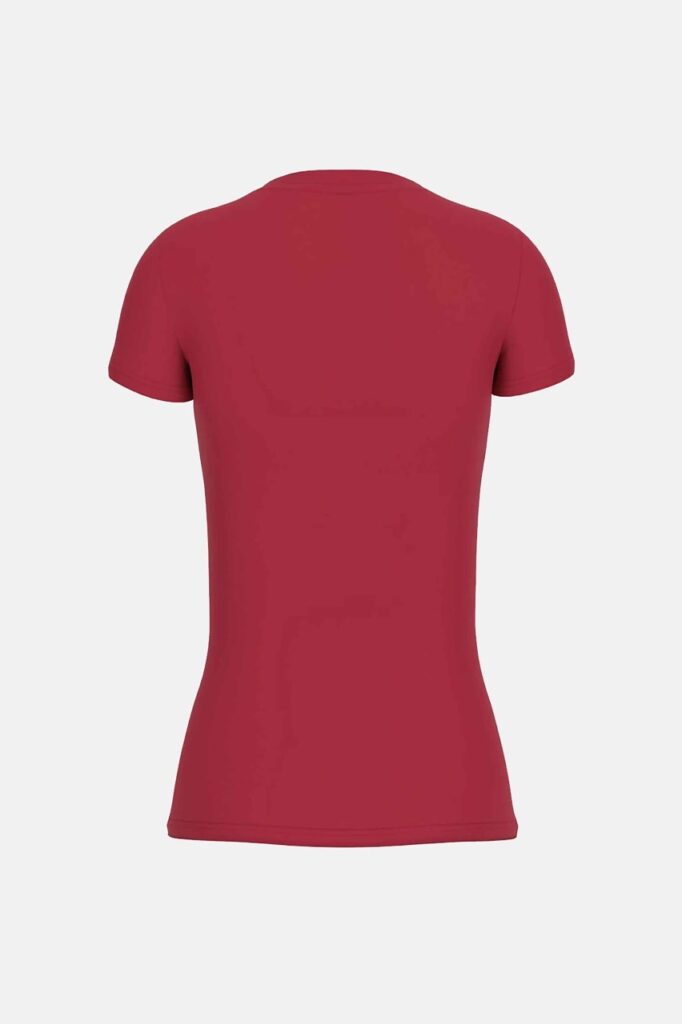 GUESS SS CN SHINY TRIANGLE TEE ΜΠΛΟΥΖΑ W5RI11J1314 | WINE