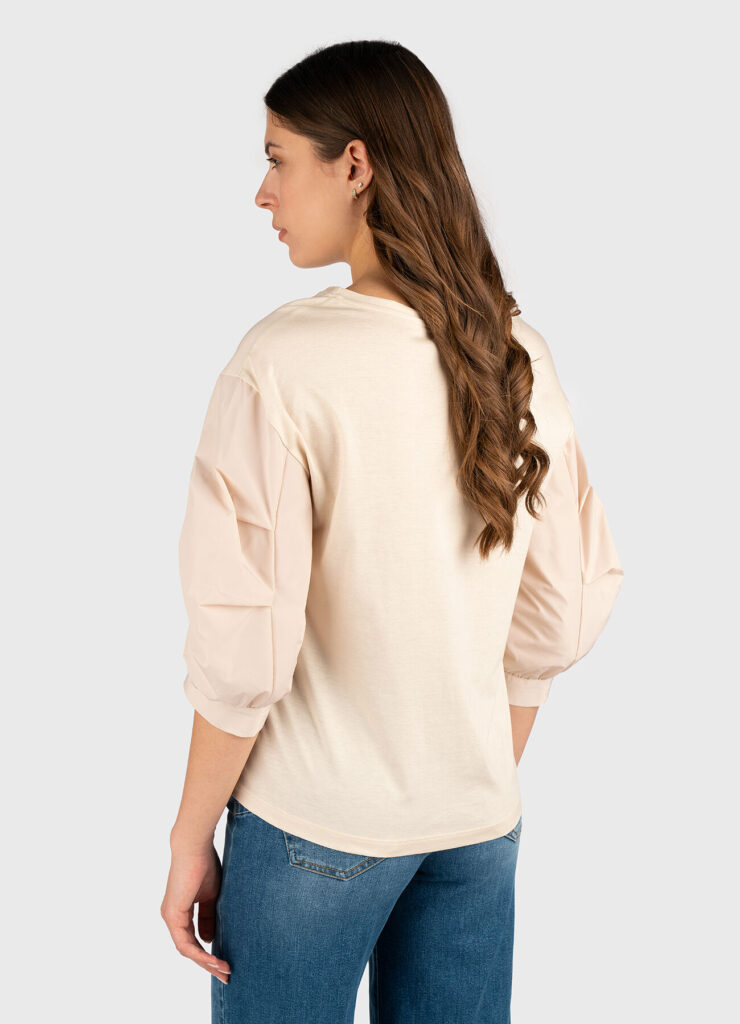 WHITE_WA5J15__T-SHIRT MODA M/L WA5359J4893 | BEIGE