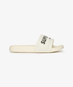 SUPERDRY SH D2 SDNA CITY LUXE POOL SLIDE ΠΑΠΟΥΤΣΙ ΓΥΝΑΙΚΕΙΟ | OFF WHITE