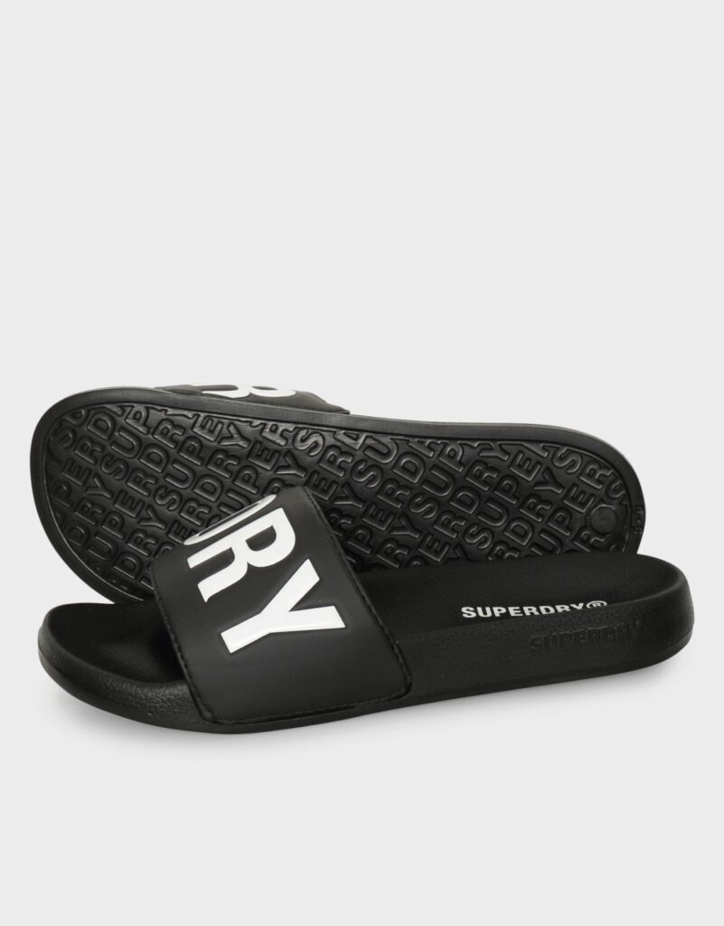 SUPERDRY SH D3 SDNA CORE POOL SLIDE ΠΑΠΟΥΤΣΙ ΓΥΝΑΙΚΕΙΟ | BLACK