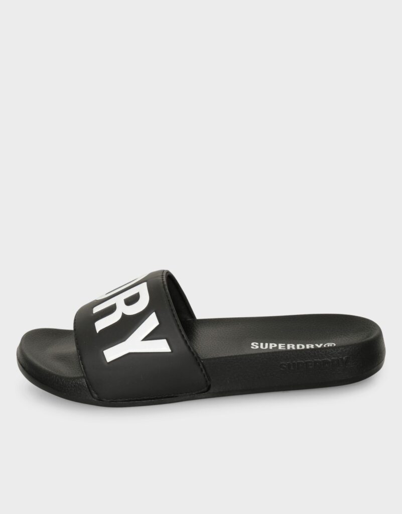 SUPERDRY SH D3 SDNA CORE POOL SLIDE ΠΑΠΟΥΤΣΙ ΓΥΝΑΙΚΕΙΟ | BLACK