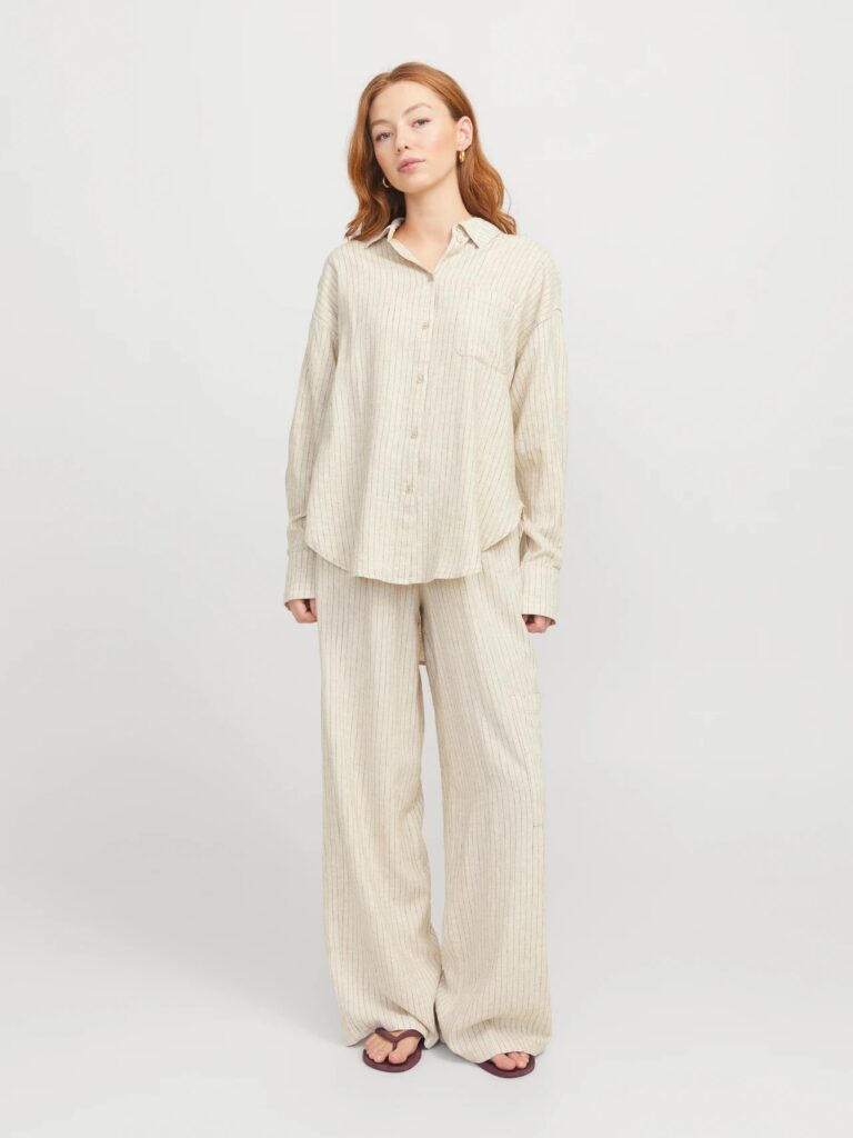 JJXX JXJAMIE BREEZE SUMMER LS SHIRT WVN SN | SAND