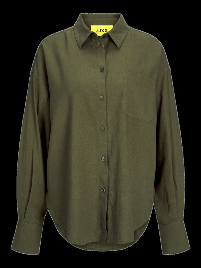 JJXX JXJAMIE BREEZE SUMMER LS SHIRT WVN SN | OLIVE