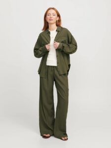 JJXX JXJAMIE BREEZE SUMMER LS SHIRT WVN SN | OLIVE