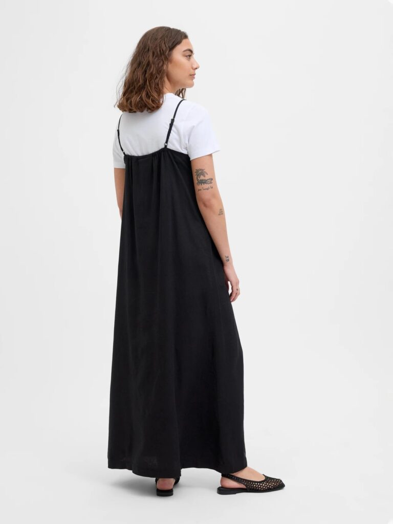 JJXX JXBREEZE SUMMER SL LONG DRESS WVN | BLACK